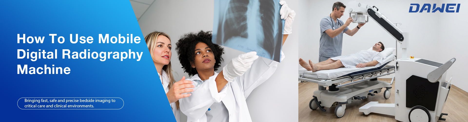 How To Use Mobile Digital Radiography Machine Cómo utilizar la máquina de radiografía digital móvil