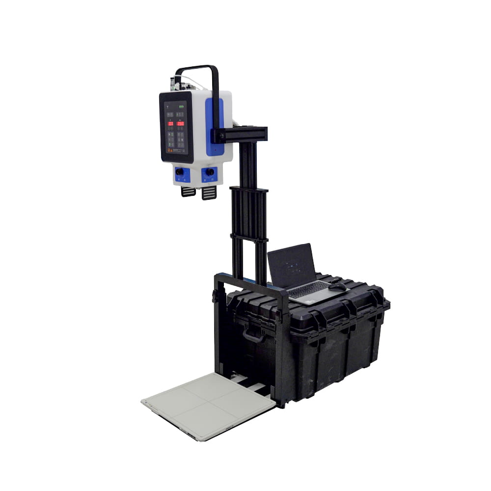 Máquina de rayos X de radiografía digital móvil