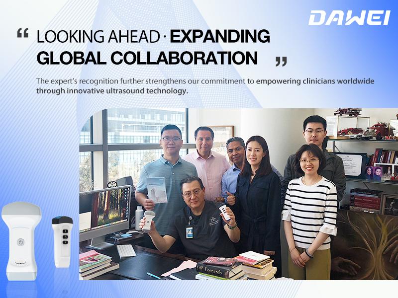 En vivo desde Centro M&eacute;dico ABC Ultrasonido Port&aacute;til Inal&aacute;mbrico Dawei Reconocido por Especialista Vascular Mexicano