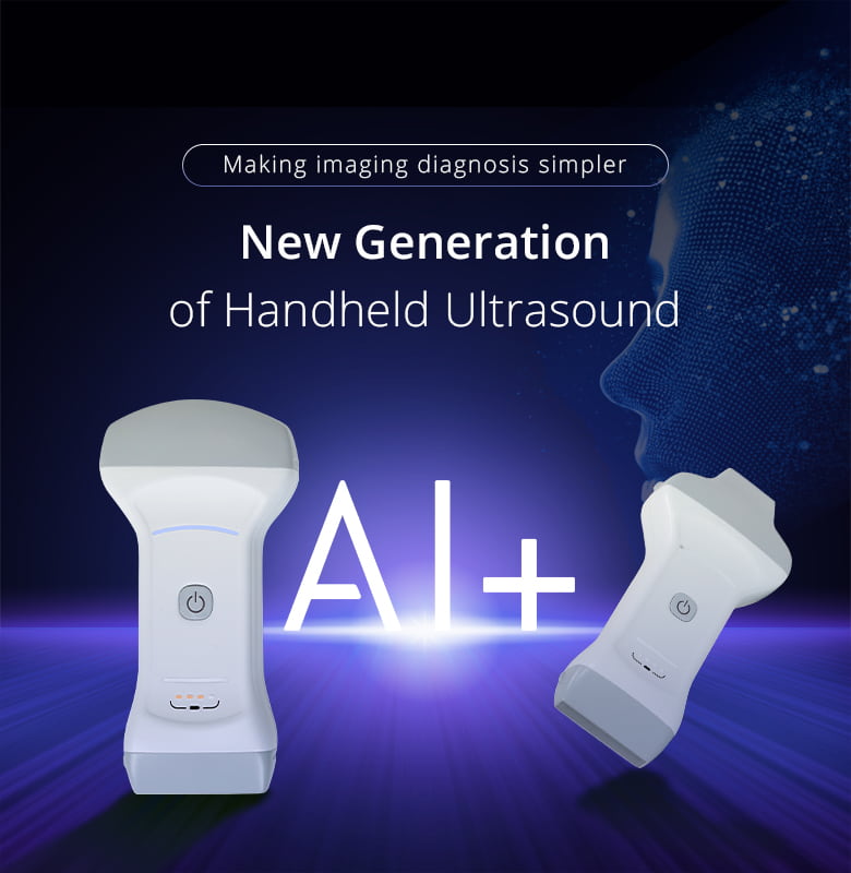 AI assisted wireless ultrasound machine