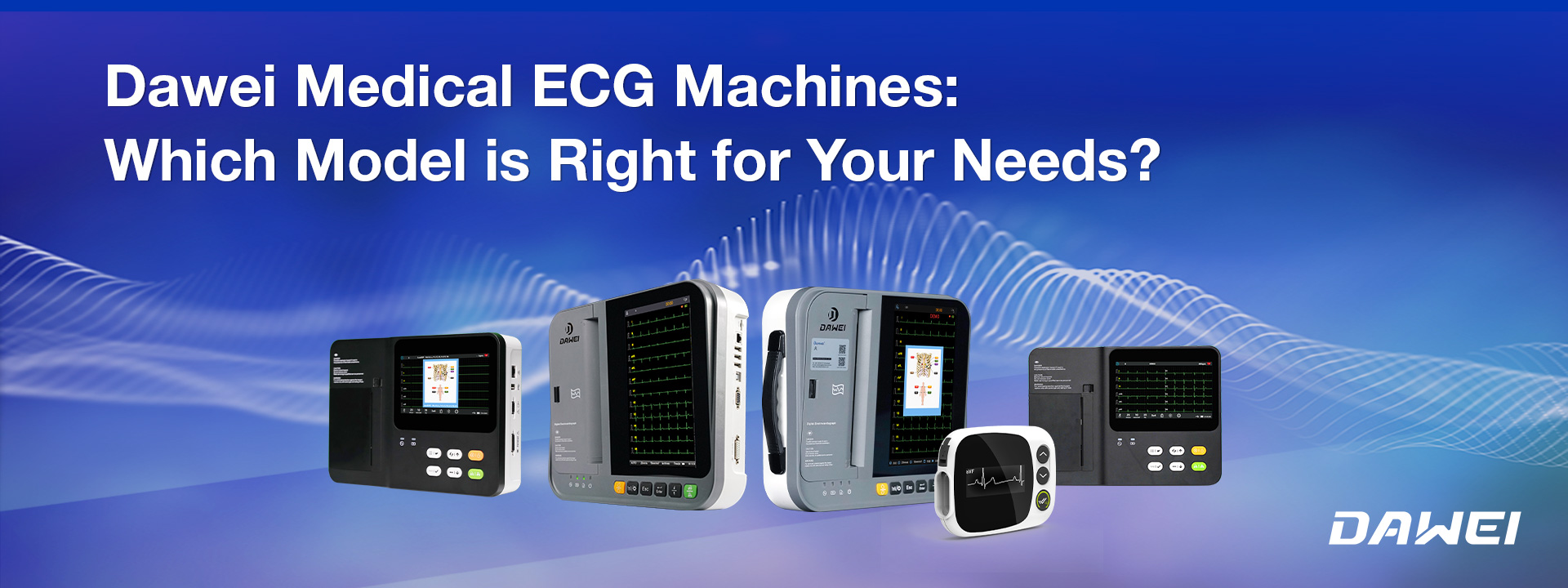 5 tipos de máquinas Medical ECG Dawei