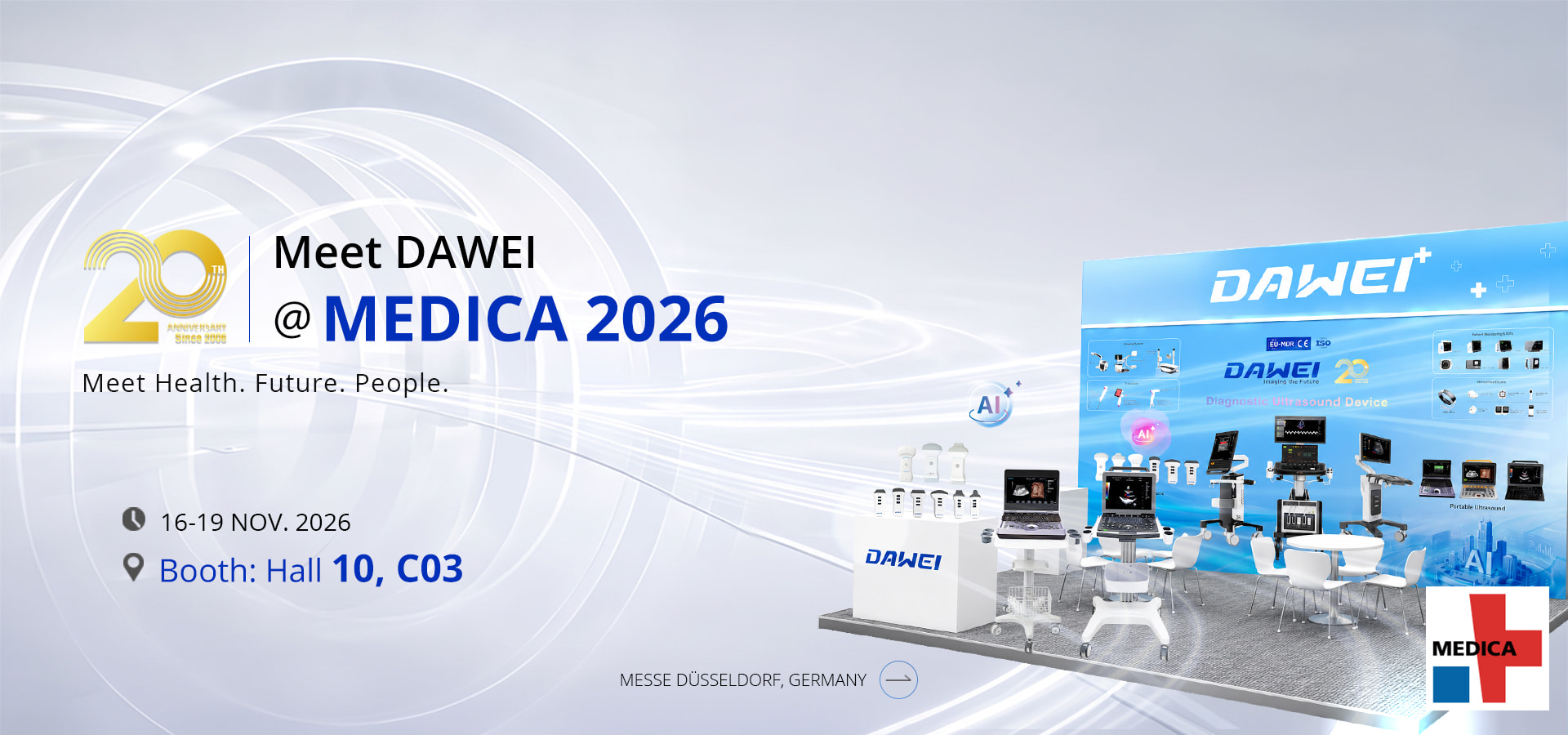 Meet Dawei MEDICA 2026